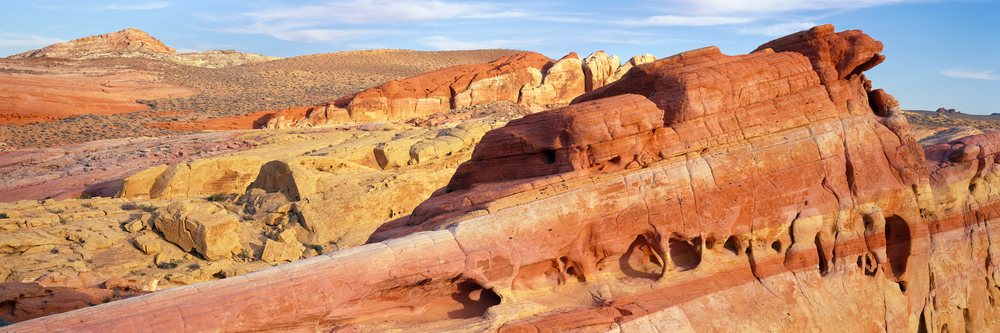 Sandstone formation nevada USA