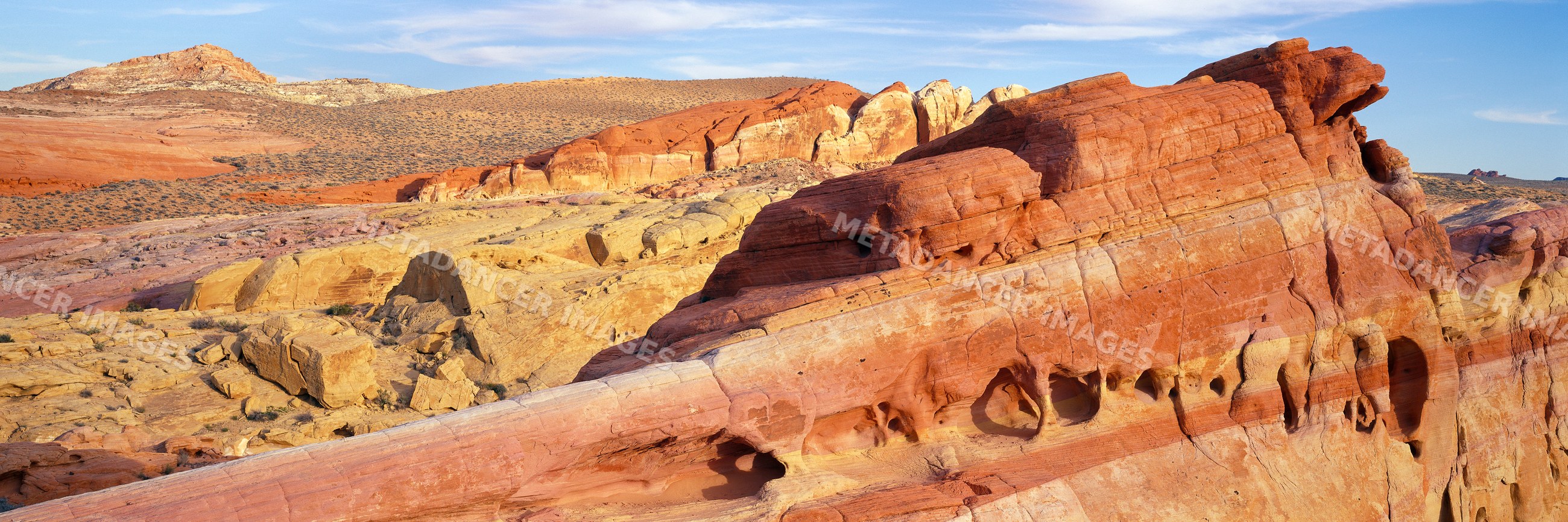 Sandstone formation nevada USA