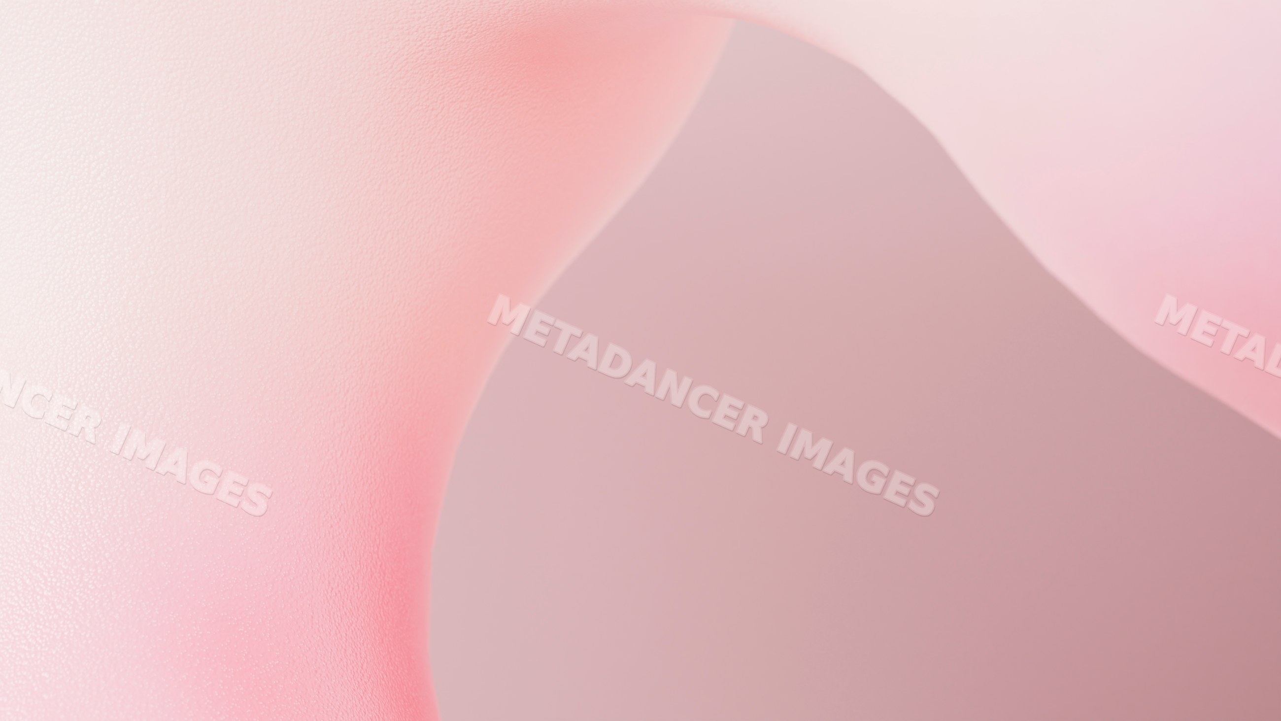 Abstract pink digital artwork with smooth curved shapes