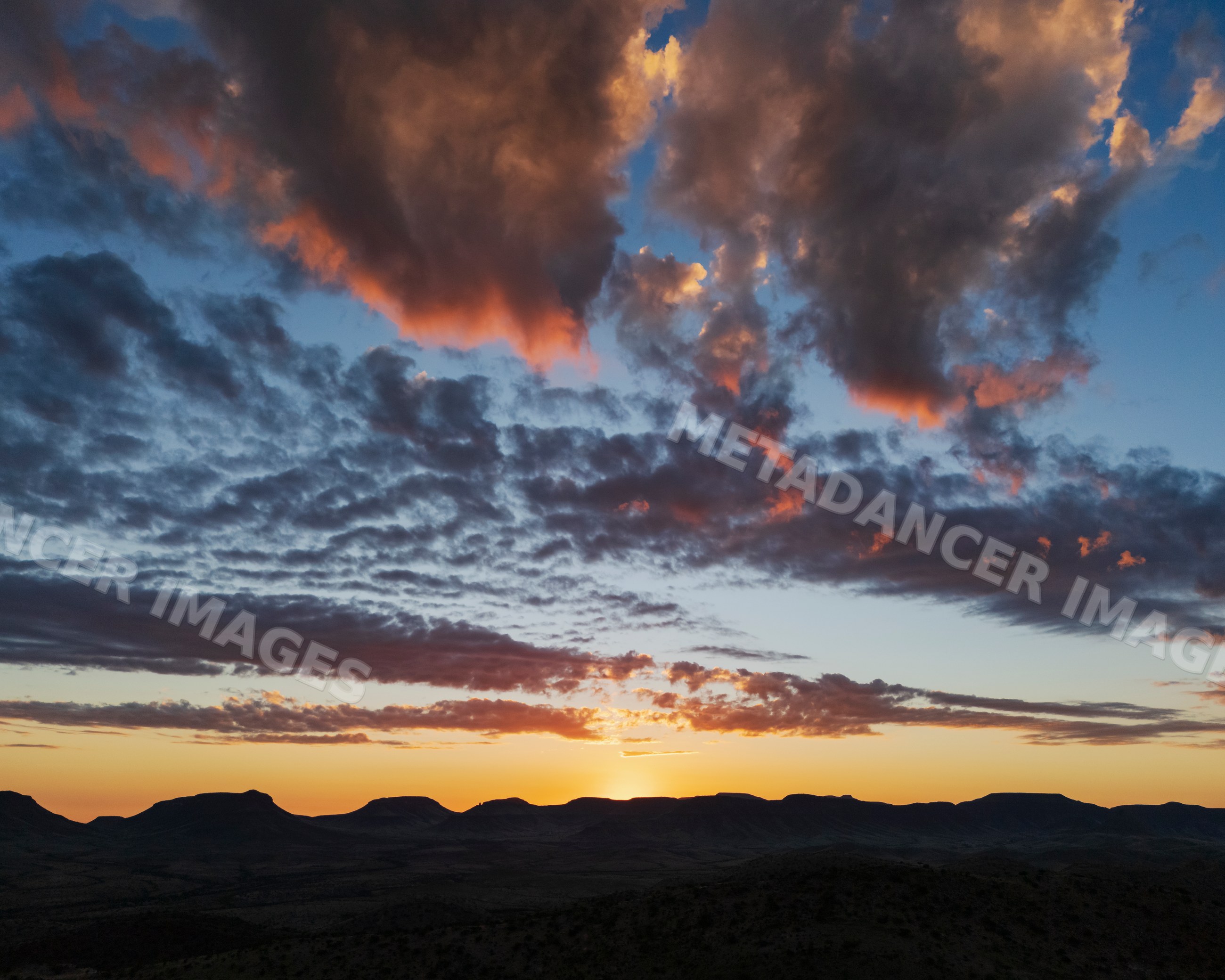 Sunset from Etambura Camp