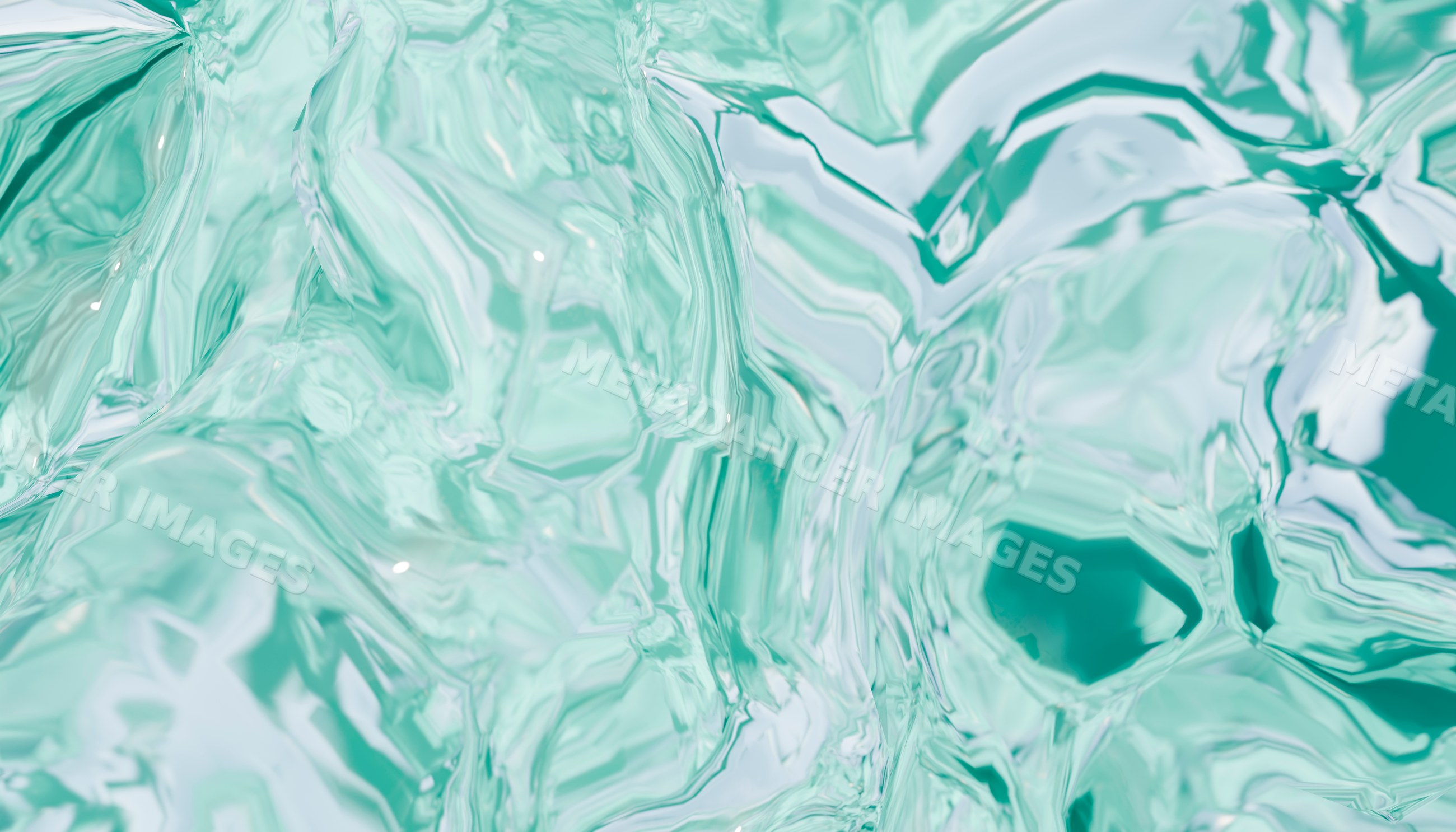 Close-up of melting ice cubes with transparent crystallized surface