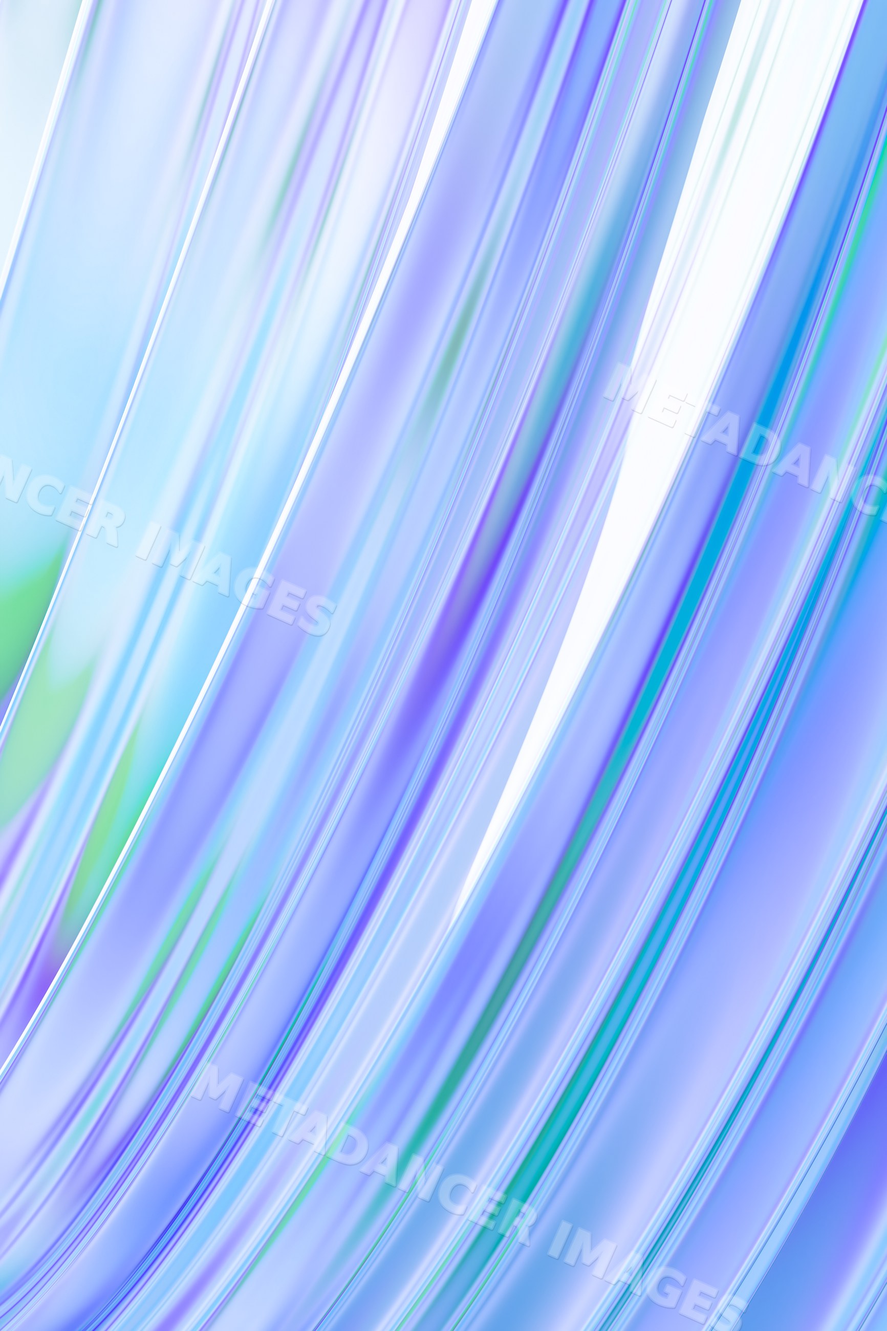 Abstract digital render background with smooth flowing lines and soft
