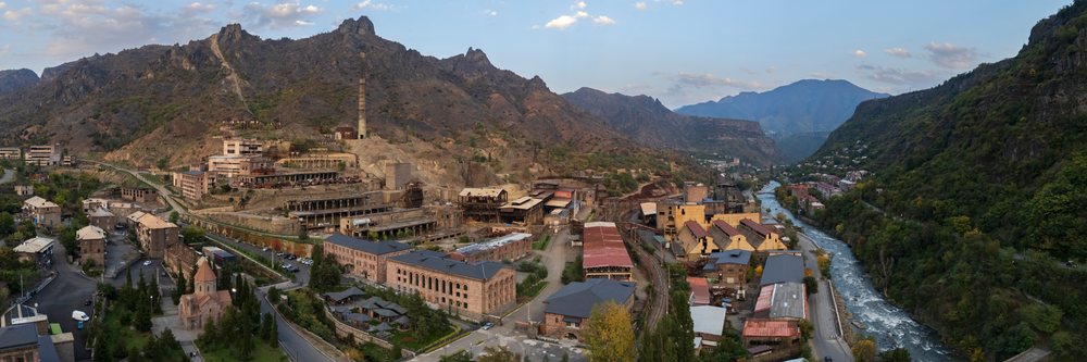 Historic Copper Mine complex in Alaverdi