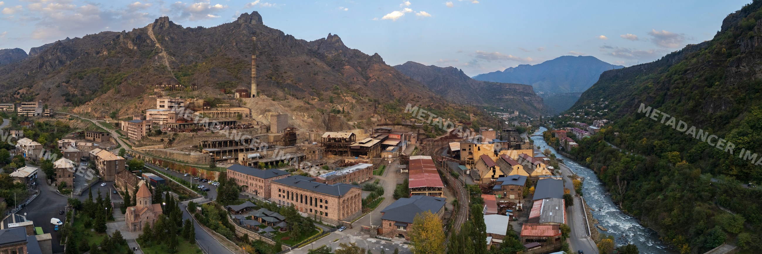 Historic Copper Mine complex in Alaverdi