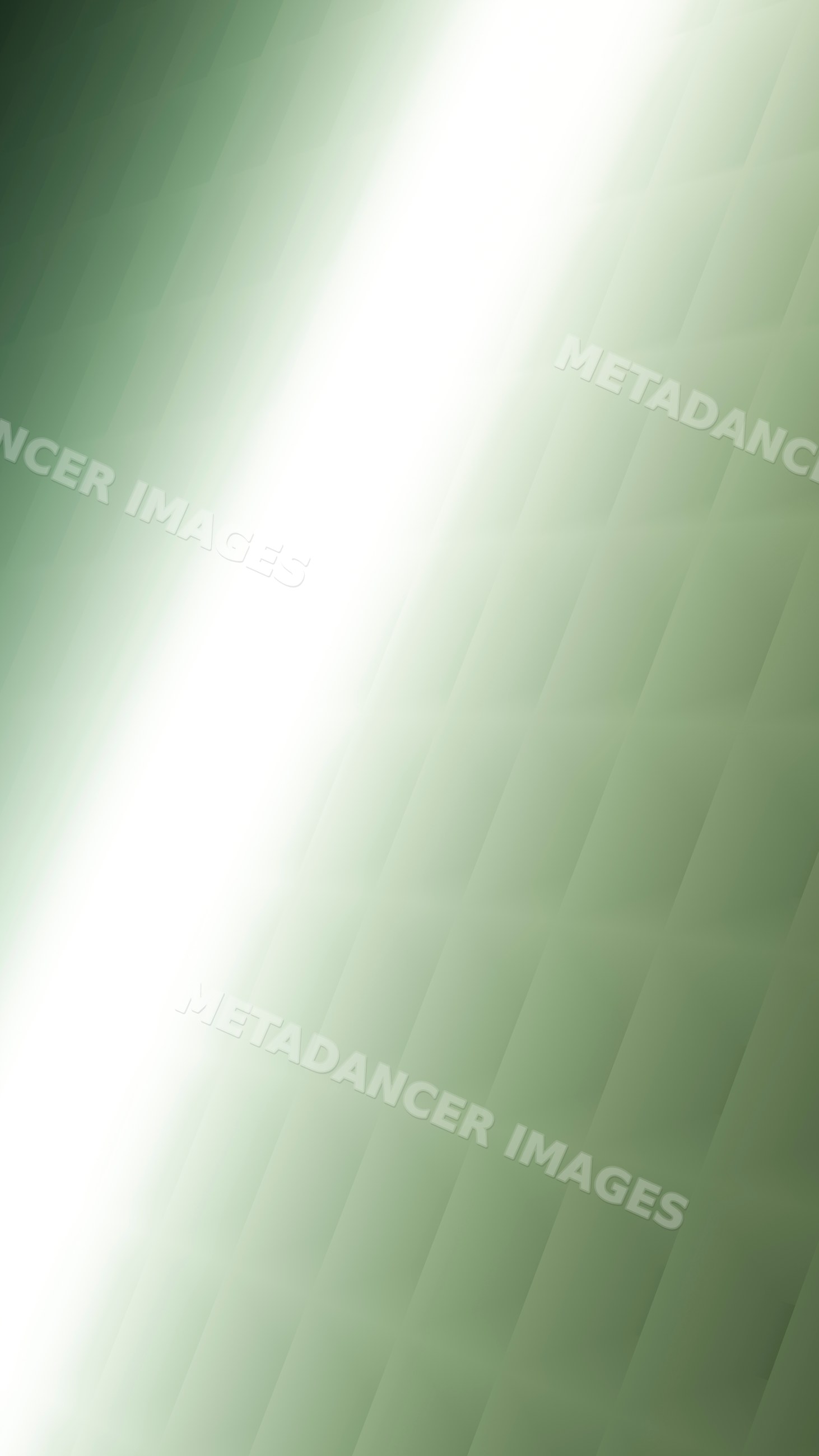 Abstract green gradient background with white diagonal light