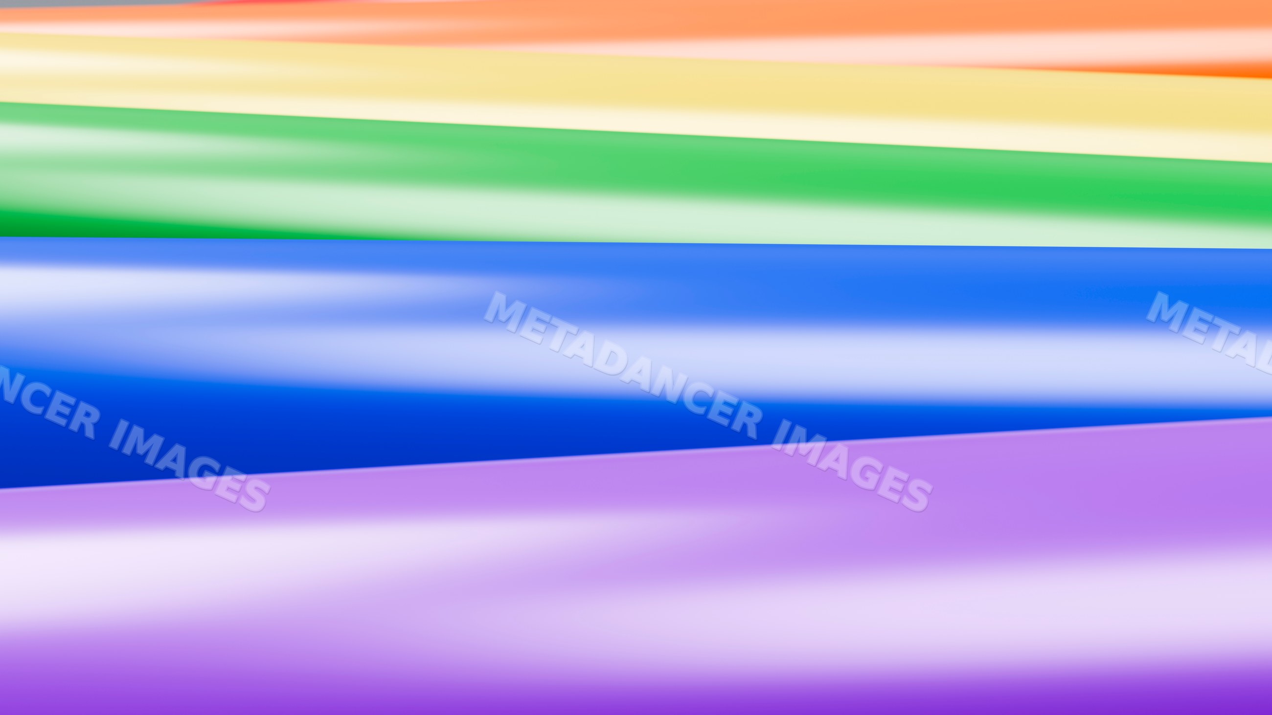 Abstract horizontal gradient color bands in smooth stripes