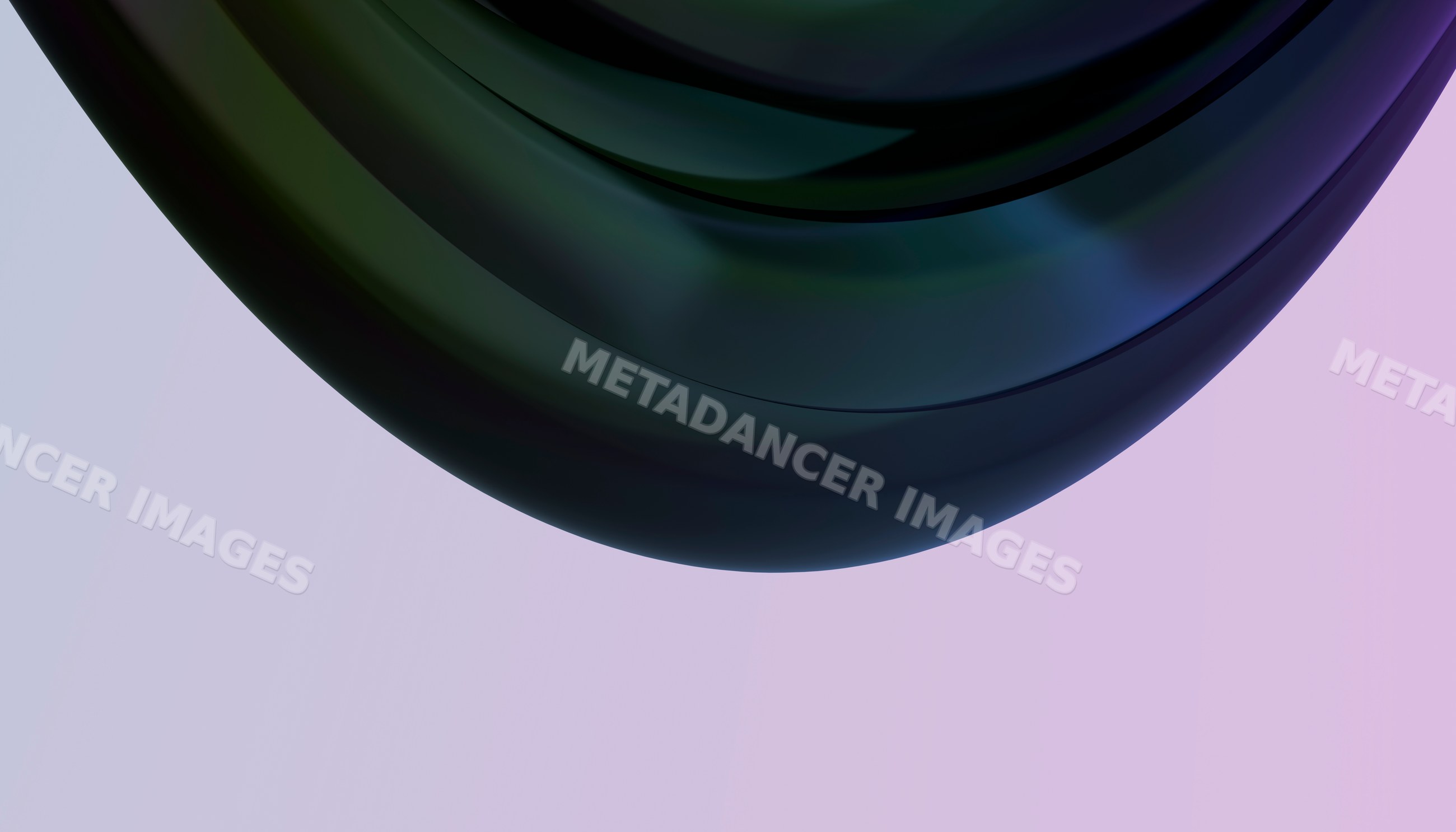 Abstract curved dark gradient shapes with smooth surface