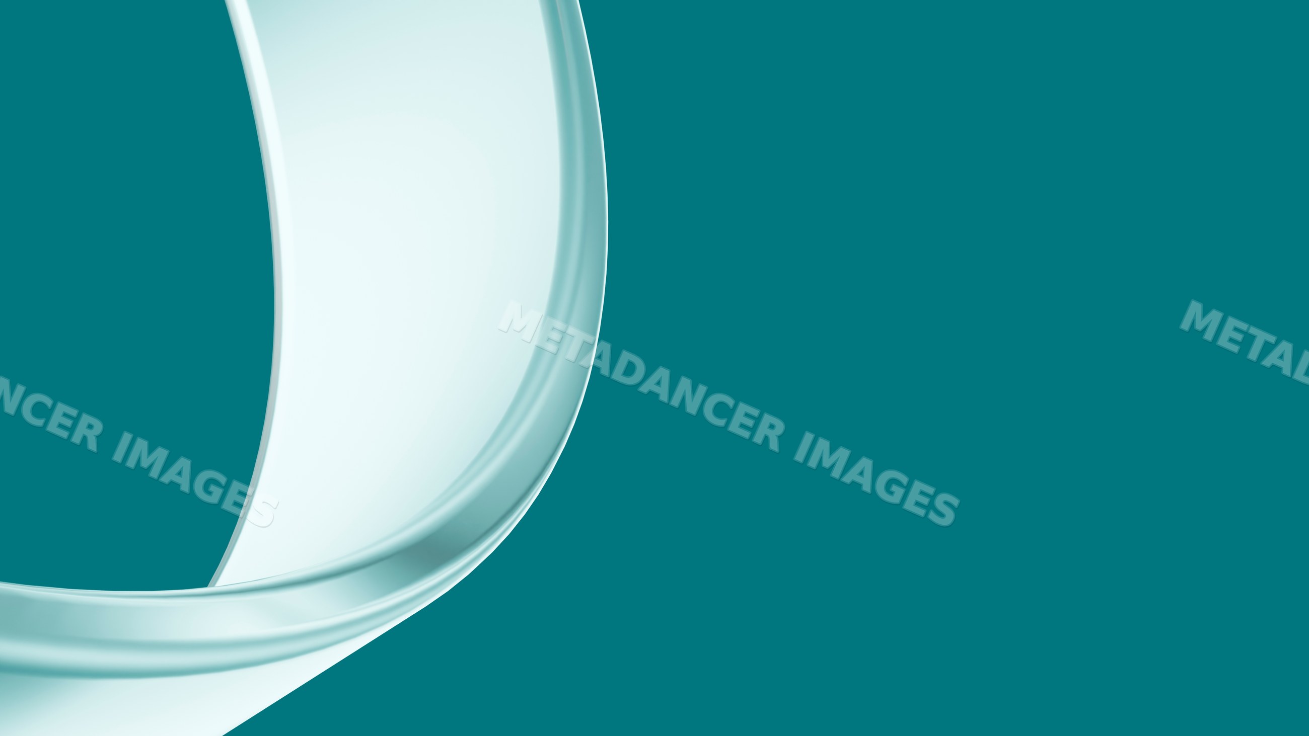 Abstract smooth curved shape on blue background illustration