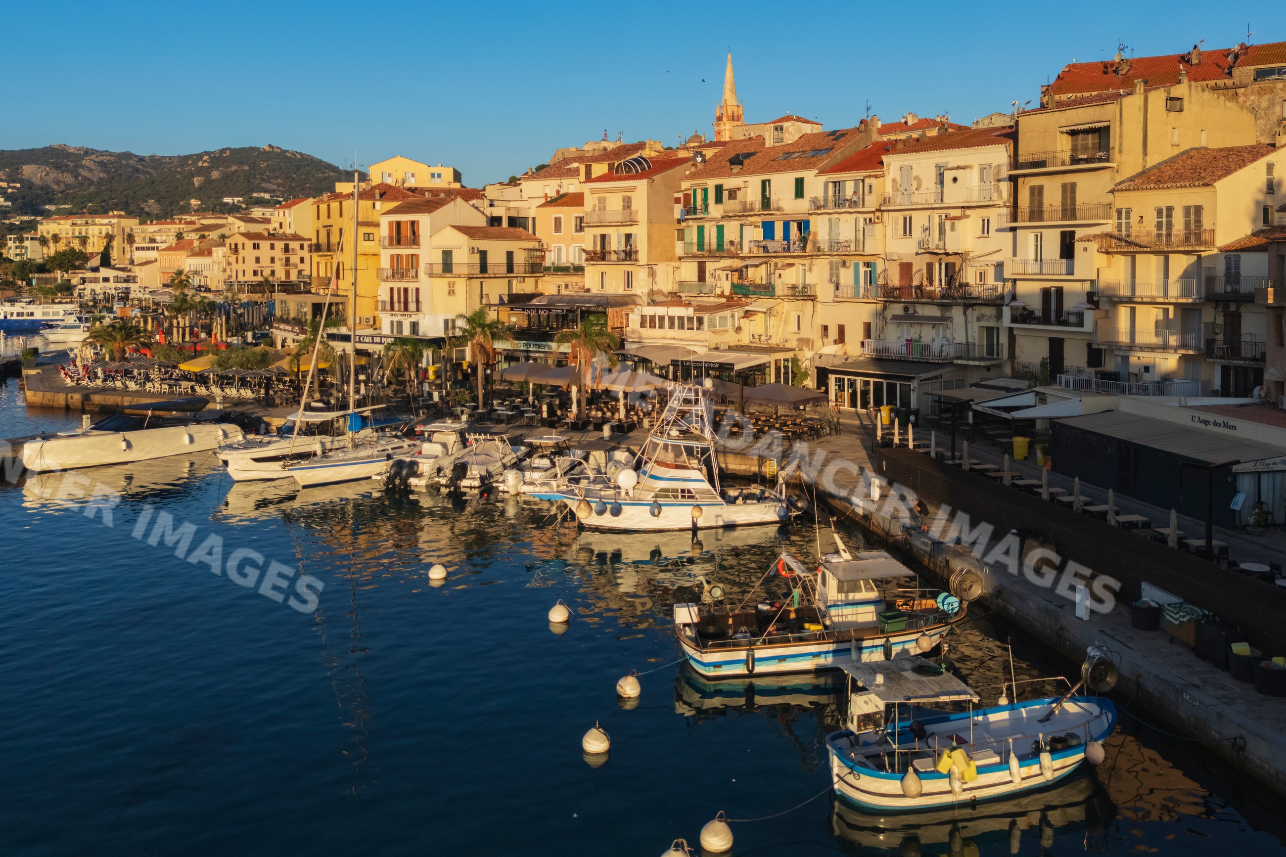 Harbor at Calvi in corsica