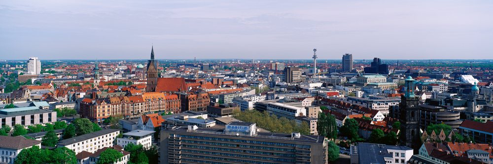 Skyline view of hannover