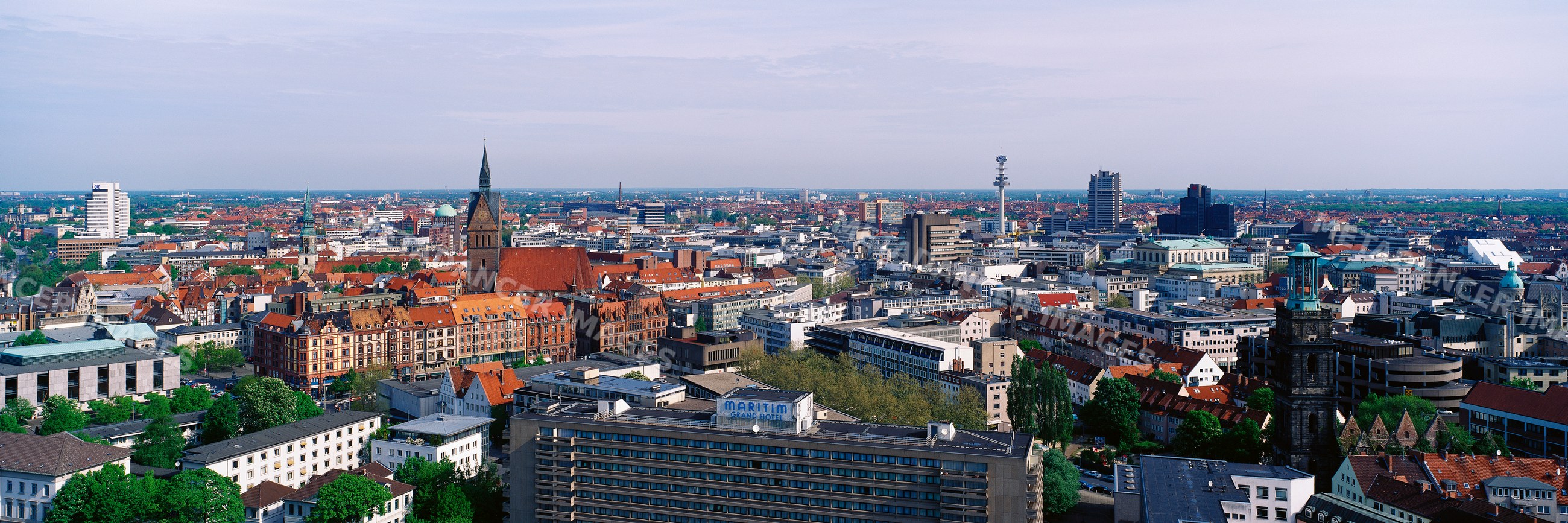 Skyline view of hannover