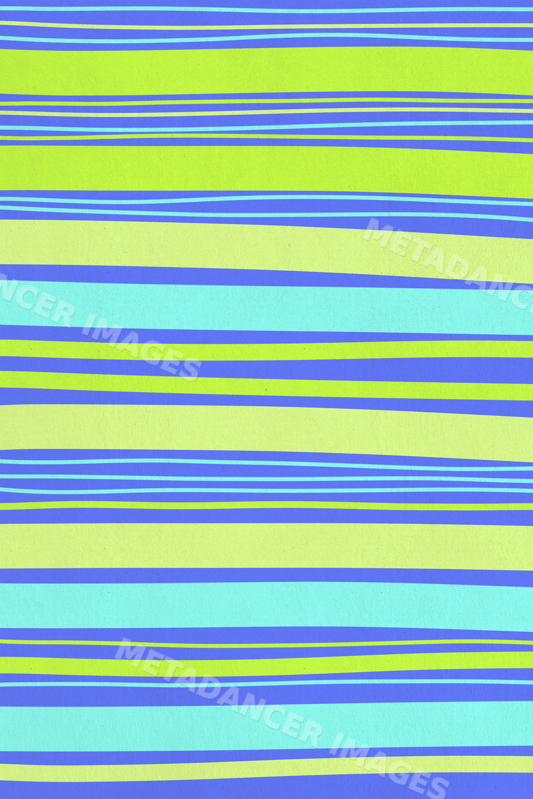 Digital illustration of horizontal abstract stripes in blue and green