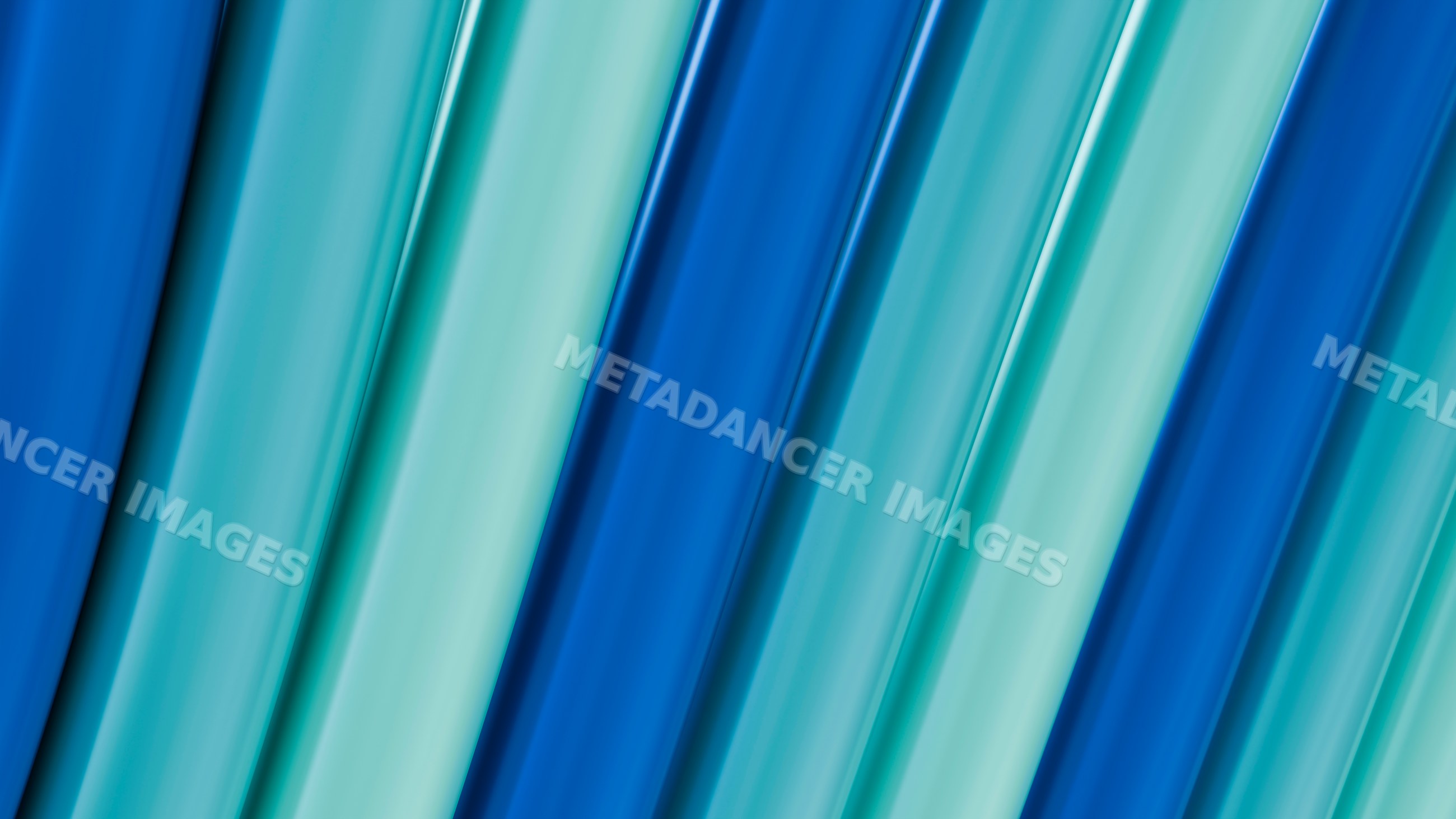 Abstract diagonal blue and turquoise striped illustration